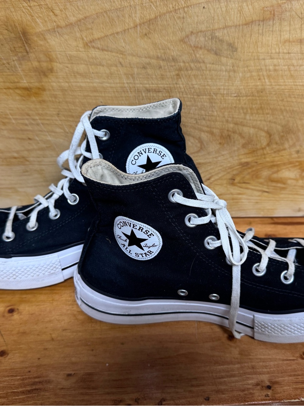 Converse Black and White Chuck Taylor All Star High-Top Sneakers